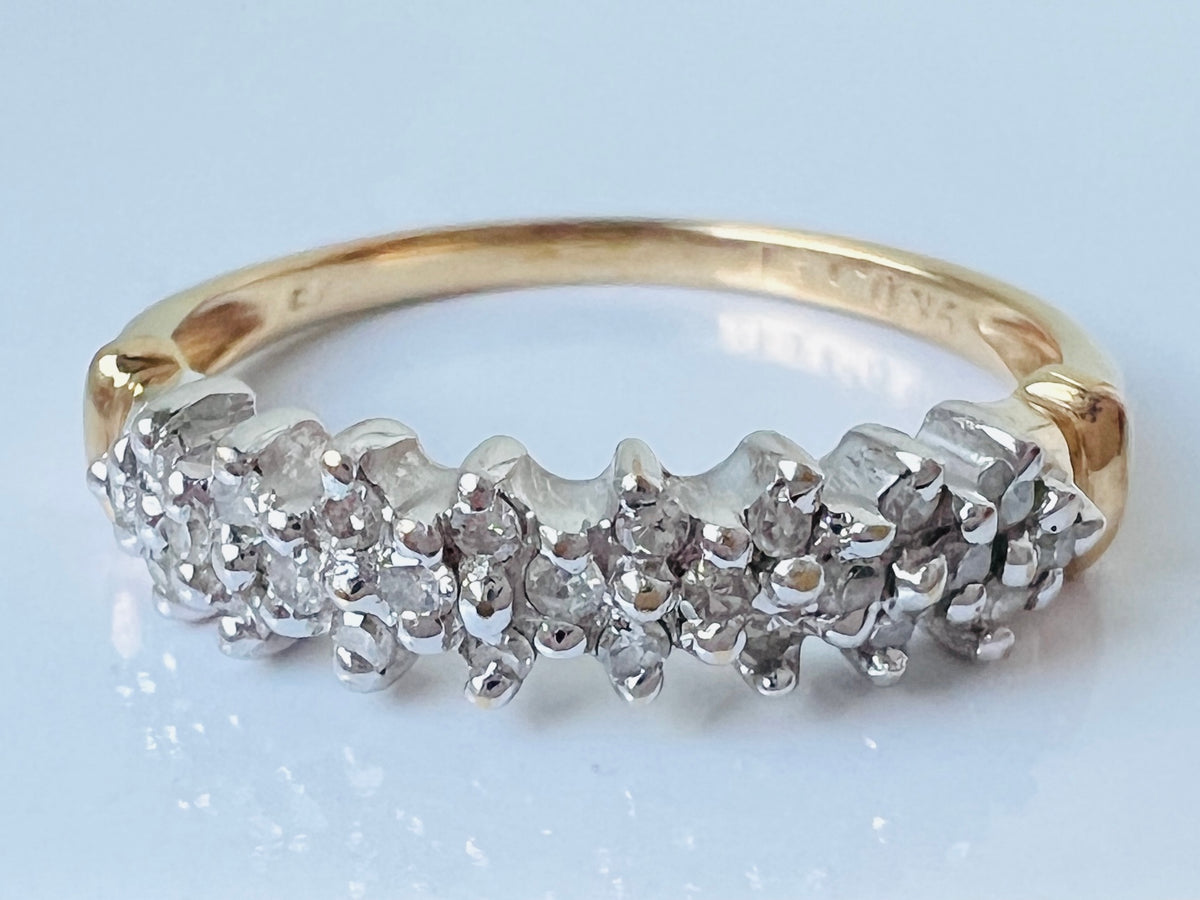 9ct Gold Diamond Ring