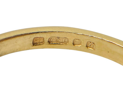 Vintage 18ct Gold Sapphire & Diamond Ring