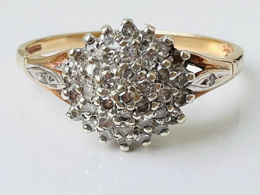 9ct Gold Diamond Ring