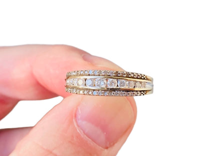 9ct Gold Diamond Ring