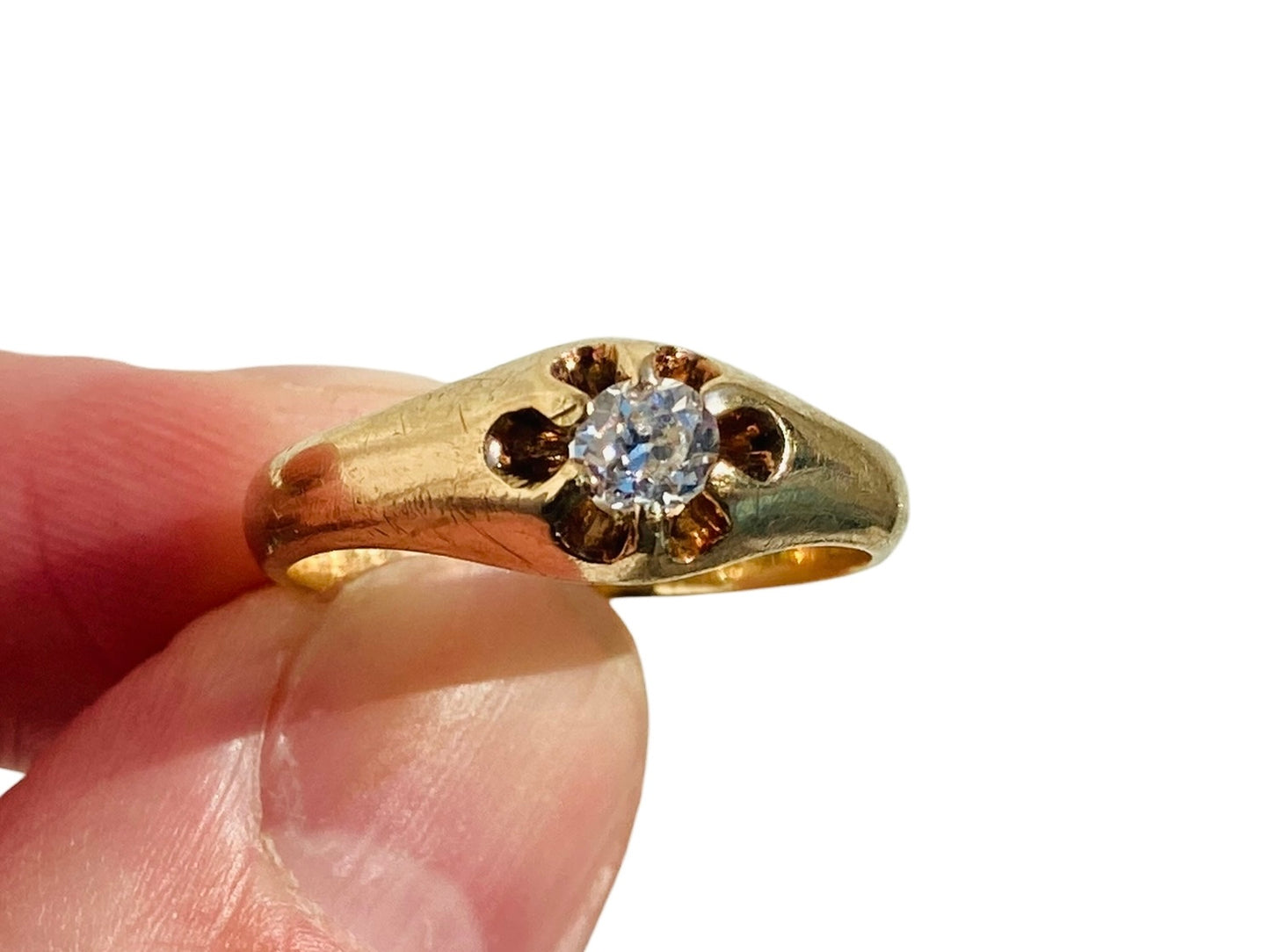 Vintage 9ct Gold Diamond Ring