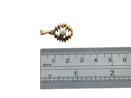Vintage 9ct Gold Pearl Pendant