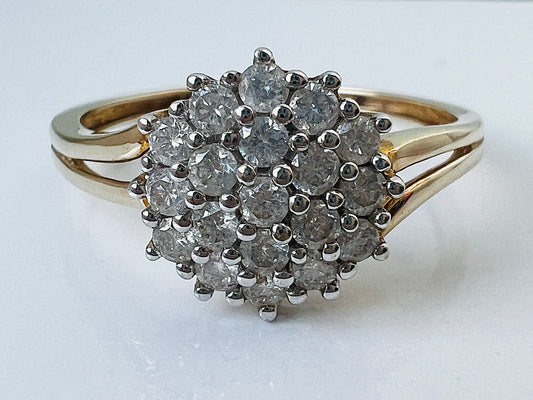 9ct Gold Diamond Ring