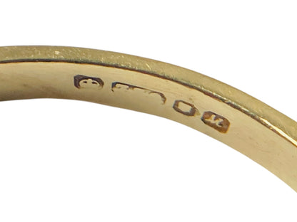 Vintage 18ct Gold Sapphire & Diamond Trilogy Ring