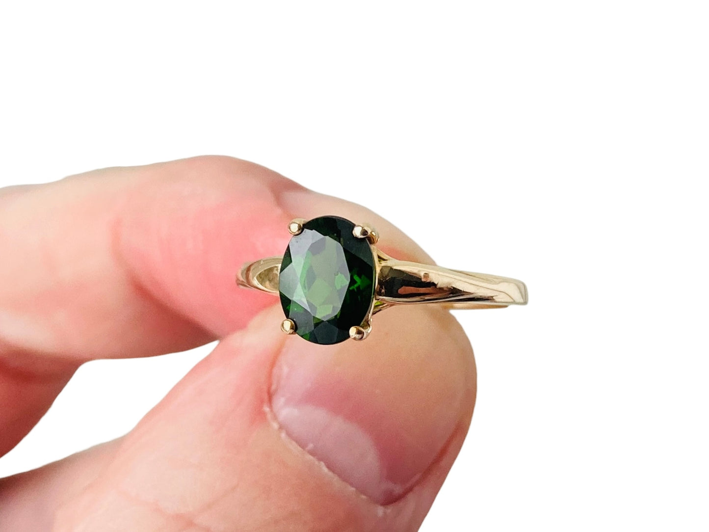 9ct Gold Diopside Ring