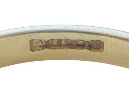 Vintage 18ct Gold 0.75ct Three-Stone Diamond Ring