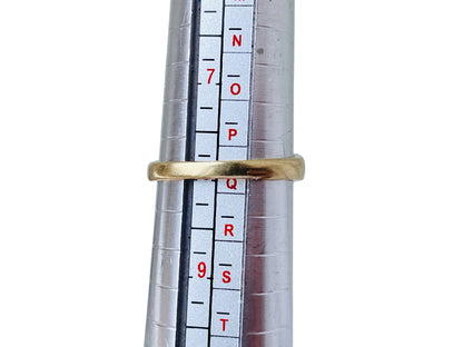 9ct Gold Champagne Diamond Wishbone Ring