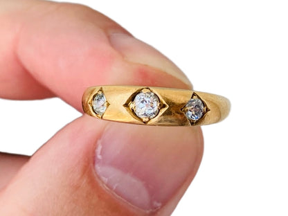 Antique 18ct Gold Diamond Ring