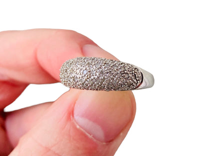 9ct Gold 0.50ct Diamond Dome Ring