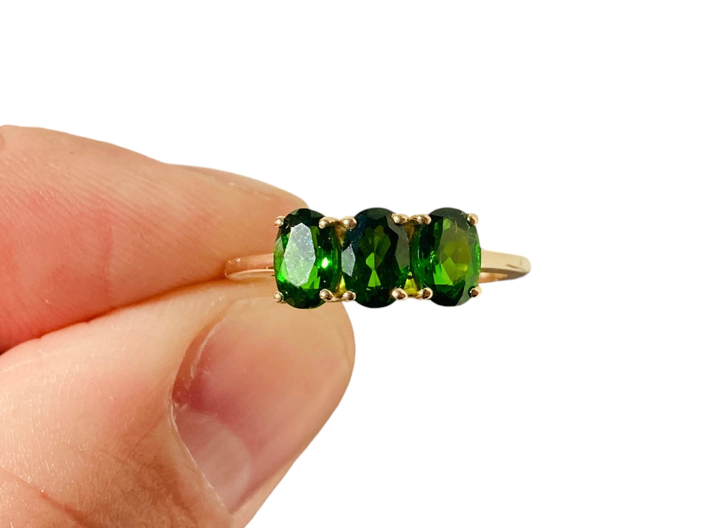 9ct Gold Diopside Ring