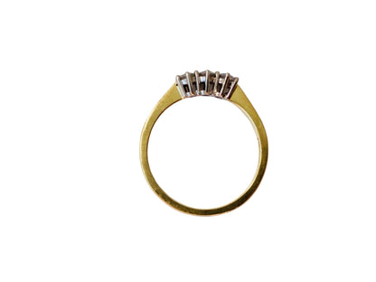 18ct Gold Three-Stone Diamond Ring