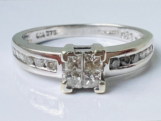 9ct Gold 0.33ct Diamond Ring