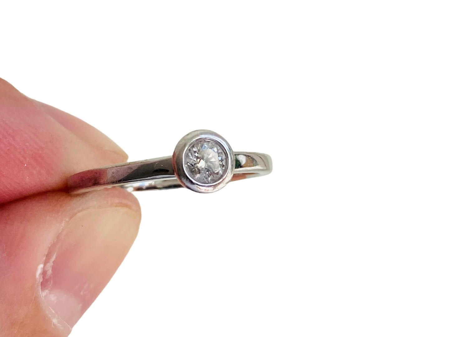 9ct Gold Diamond Solitaire Ring