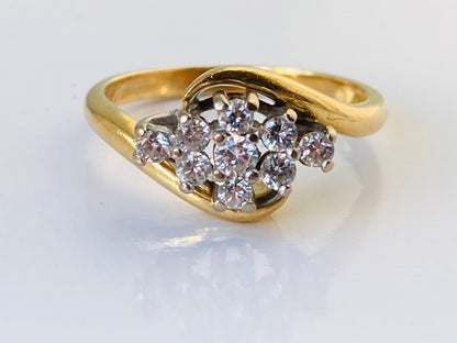 Vintage 18ct Gold Diamond Ring