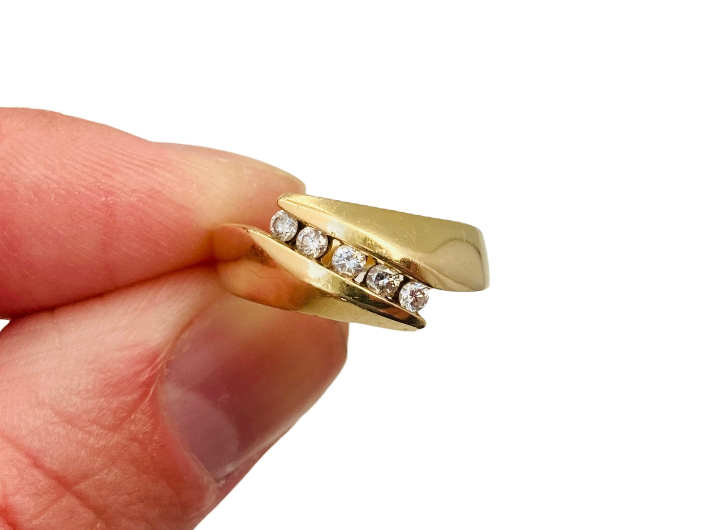 Vintage 18ct Gold Diamond Ring