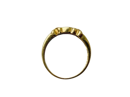 18ct Gold Emerald & Diamond Ring