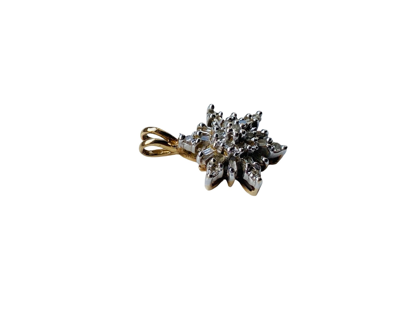 9ct Gold Diamond Pendant