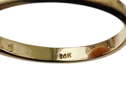 14ct Gold Emerald & Diamond Ring