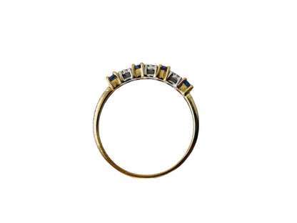 9ct Gold Tanzanite & Diamond Ring