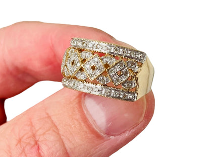 9ct Gold Diamond Ring