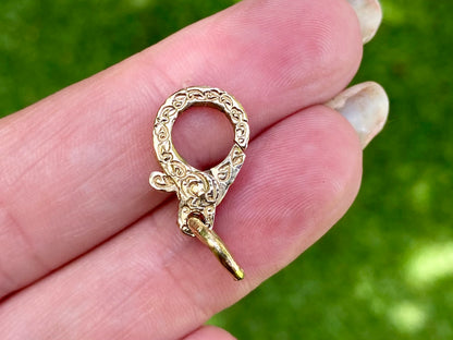 9ct Gold Ornate Lobster Clasp