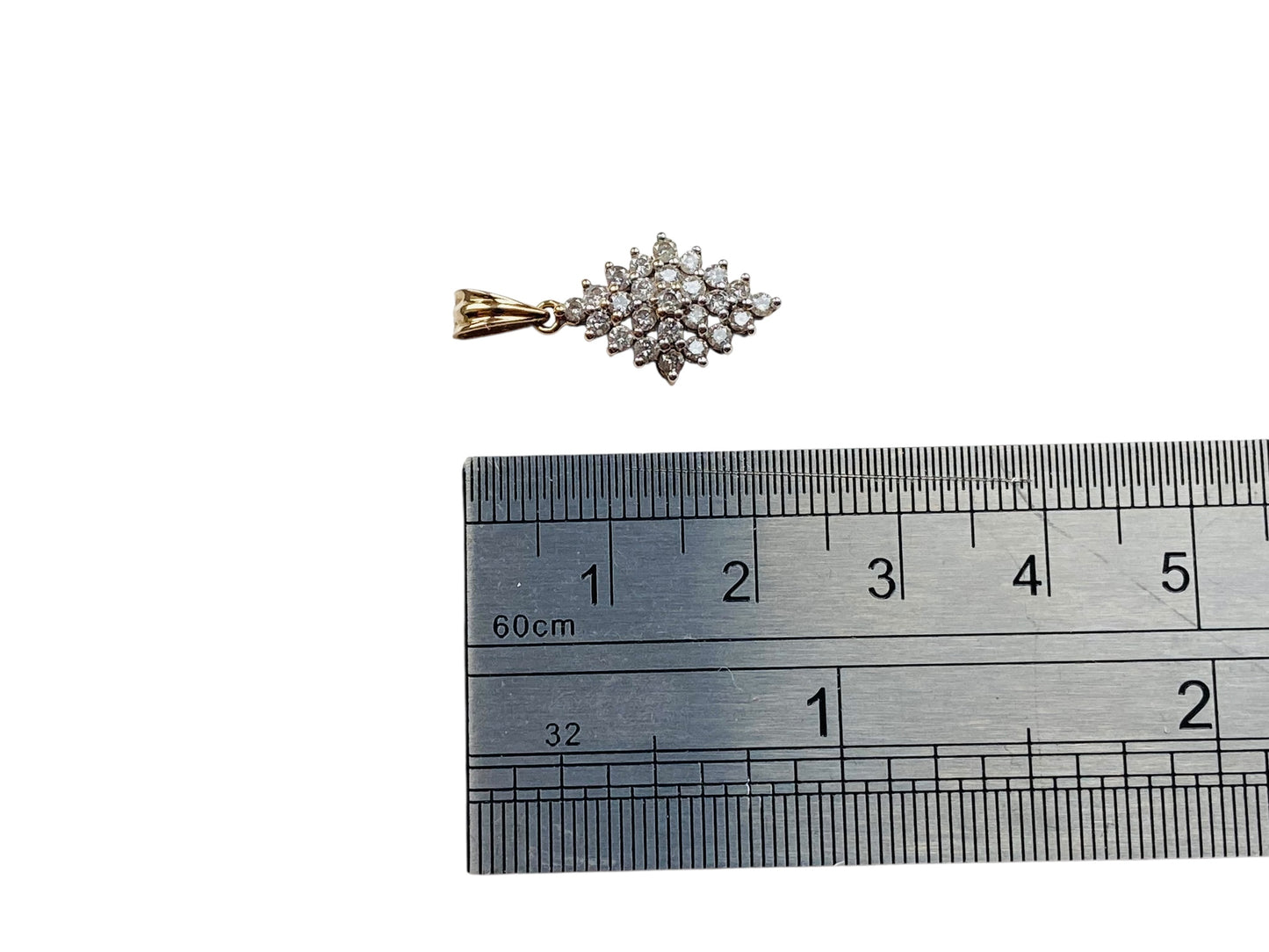 9ct Gold Diamond Pendant