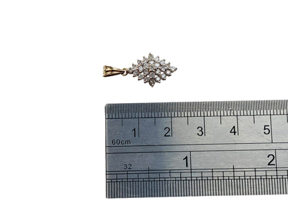 9ct Gold Diamond Pendant