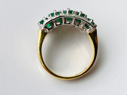 18ct Gold Emerald Ring