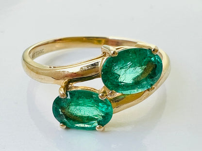 9ct Gold Emerald Ring