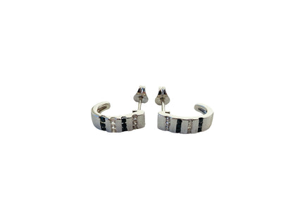 9ct Gold Diamond Earrings