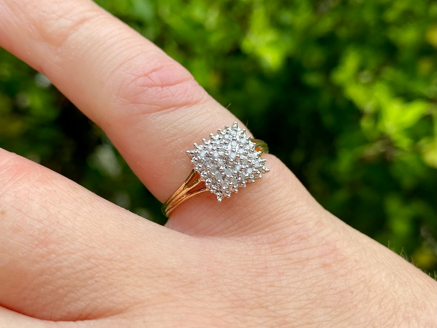 9ct Gold Diamond Ring