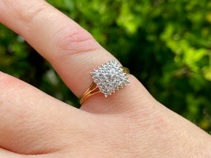 9ct Gold Diamond Ring