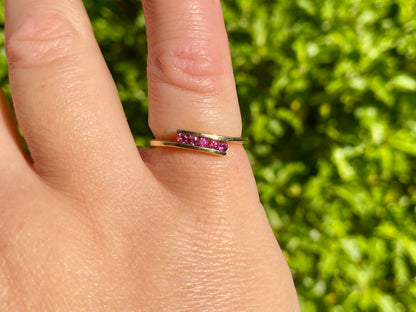 9ct Gold Pink Tourmaline Ring