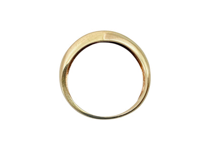 9ct Gold Diamond Crossover Ring