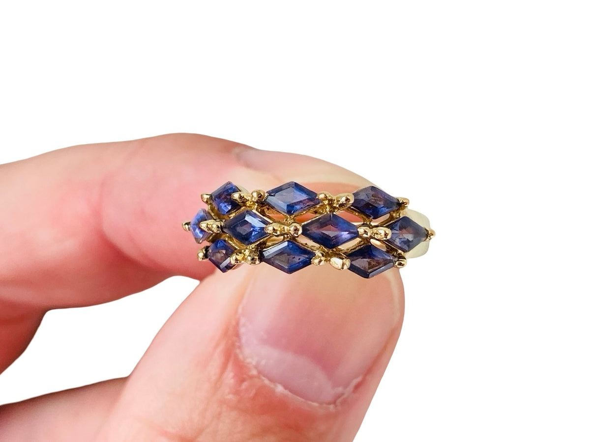 9ct Gold Iolite Ring