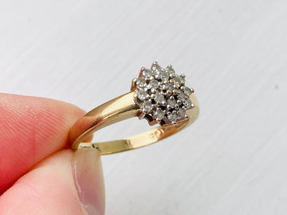 9ct Gold Diamond Ring