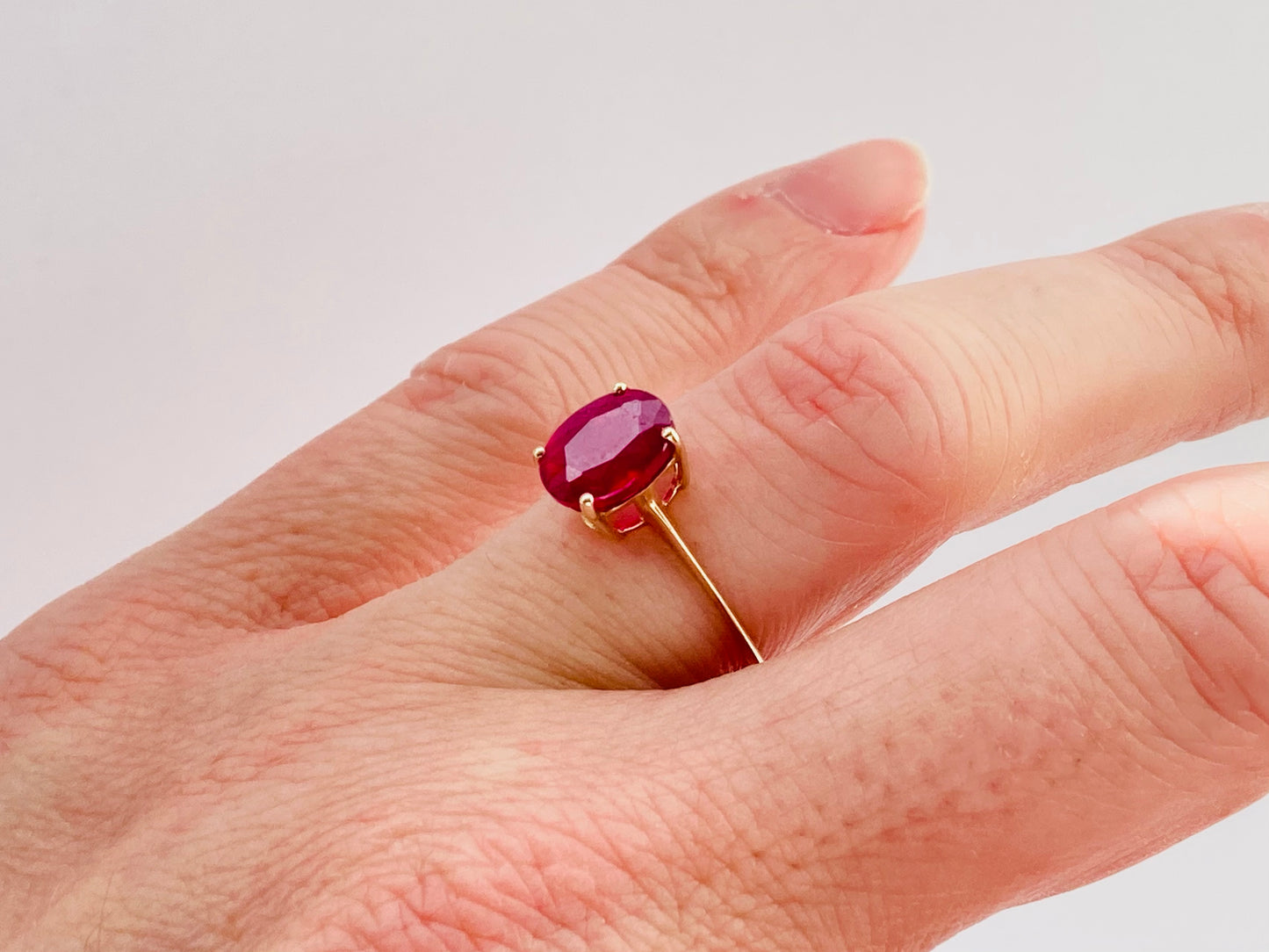 9ct Gold Ruby Ring