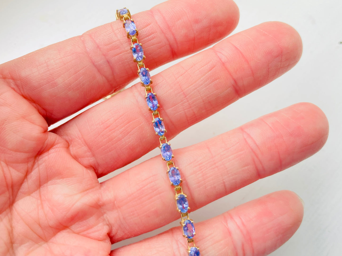 9ct Gold Tanzanite Bracelet