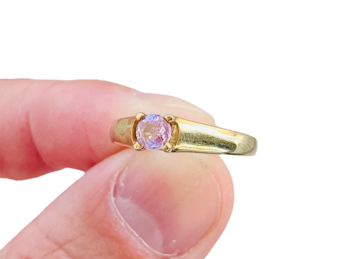 9ct Gold Pink Sapphire Ring