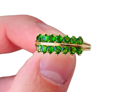 9ct Gold Diopside Ring