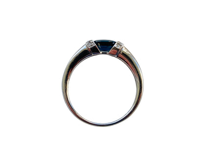9ct Gold Sapphire & Diamond Ring