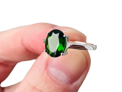 9ct Gold Diopside Ring