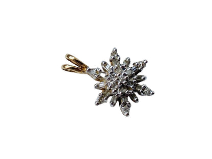 9ct Gold Diamond Pendant