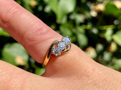 18ct Gold Three-Stone Diamond Ring