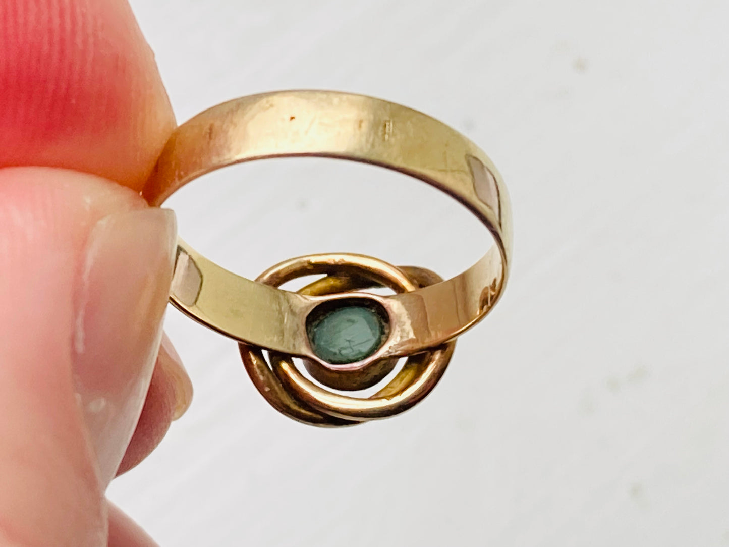 Vintage 12ct Gold Turquoise Ring