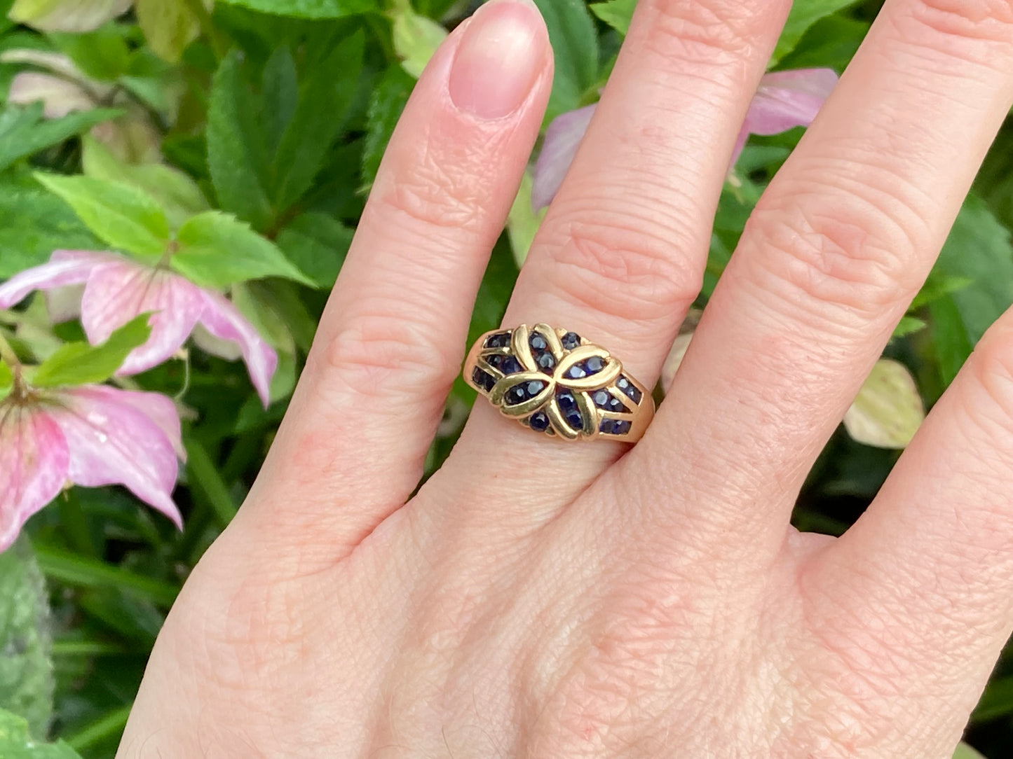 9ct Gold Sapphire Ring