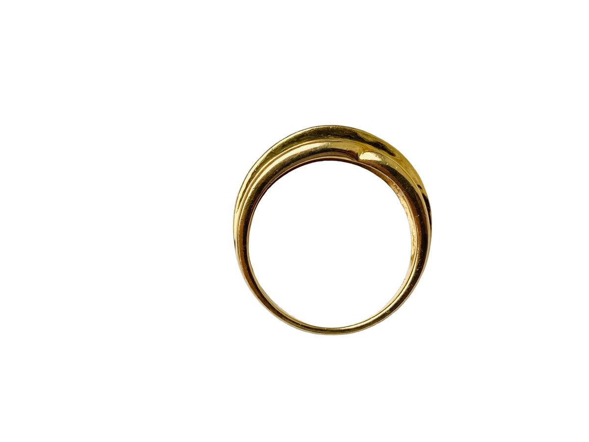 Vintage 18ct Gold Ruby & Diamond Ring