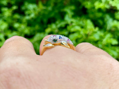 Vintage 18ct Gold Dolphin Ring