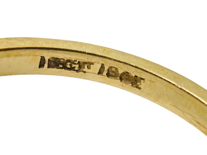 Antique 18ct Gold Three-Stone Diamond Ring