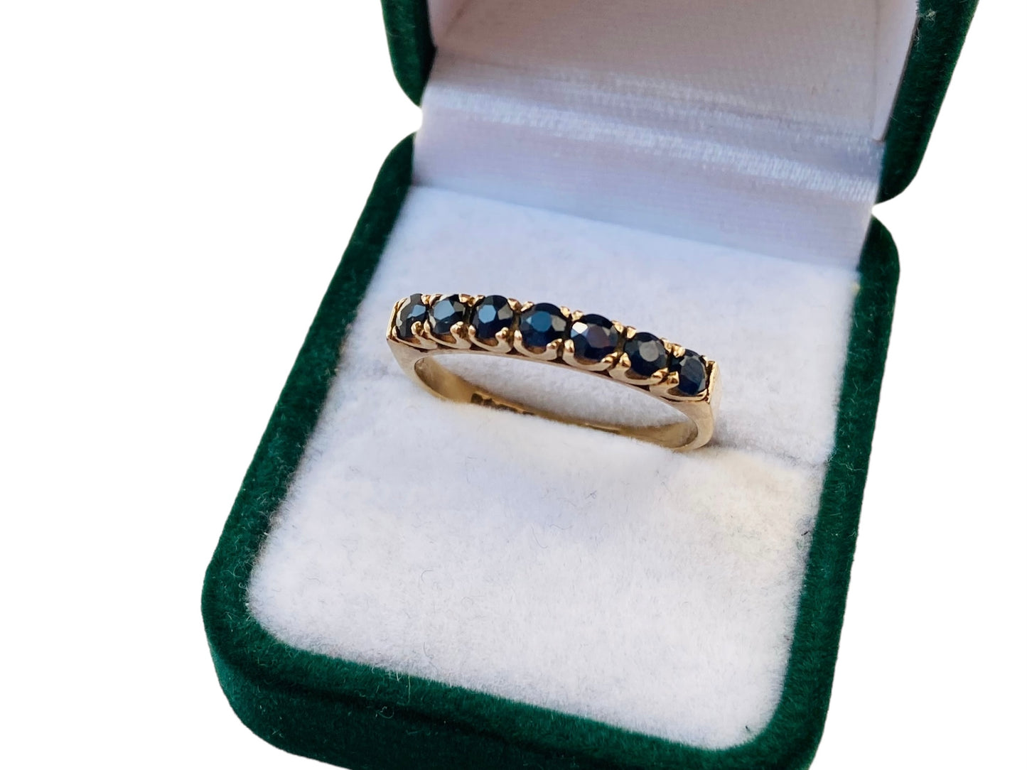 Vintage 9ct Gold Sapphire Ring